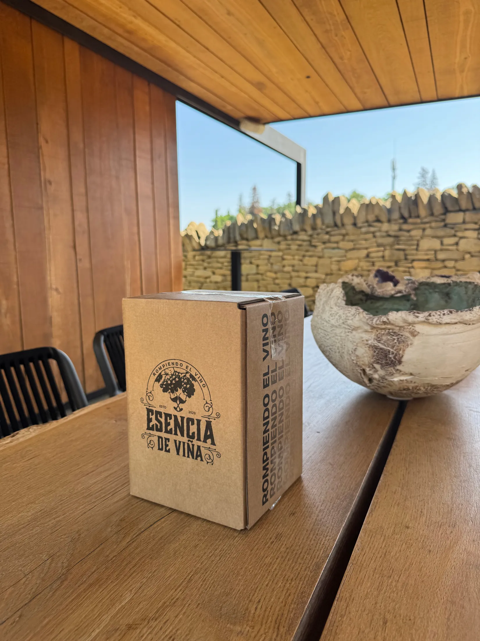 Caja Bag-in-Box de Esencia de Viña
